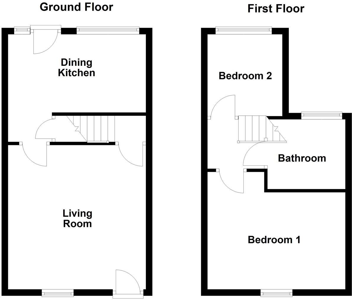 Sharon Cottages, Ossett floorplan