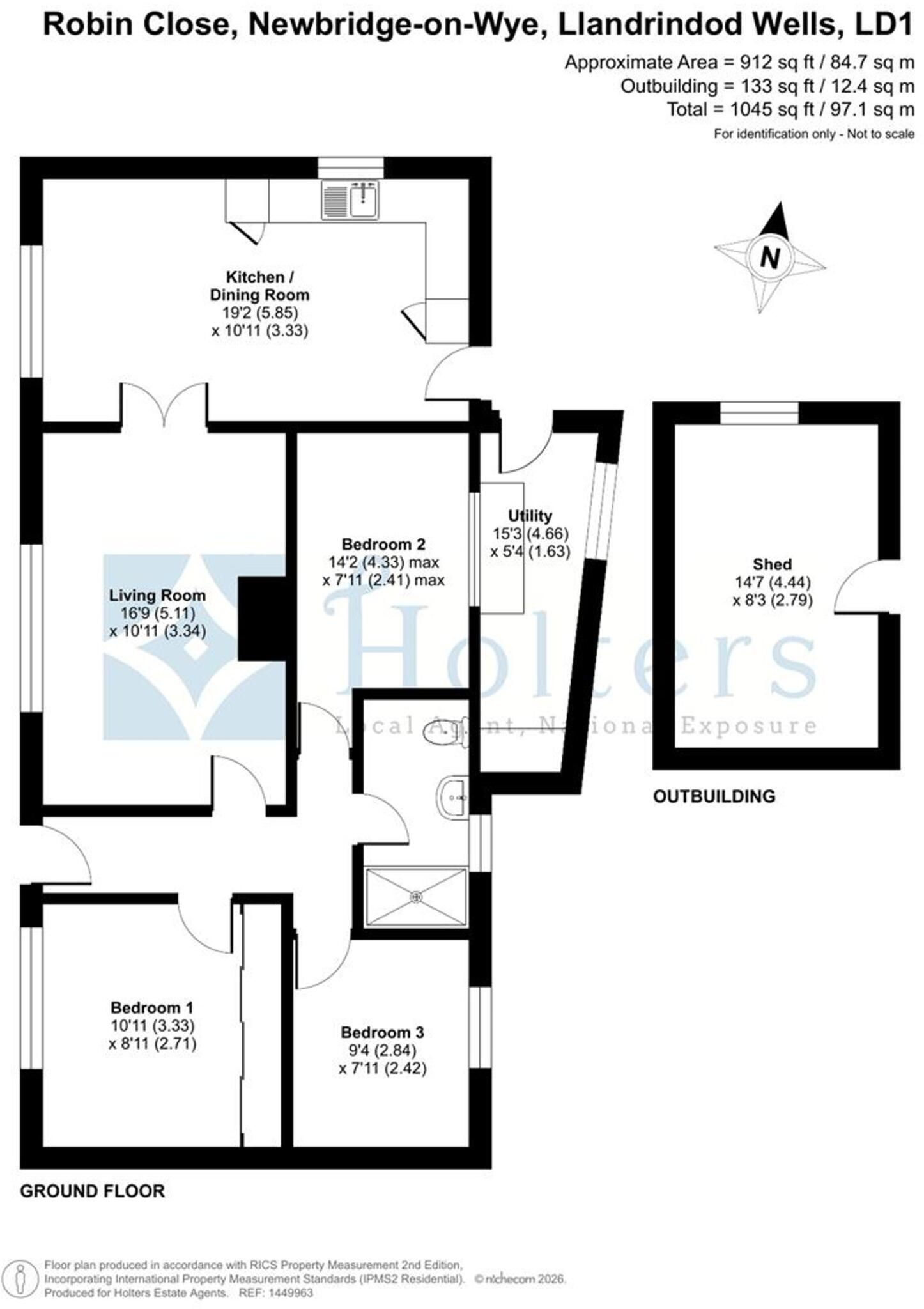 Newbridge-On-Wye, Llandrindod Wells, LD1 floorplan
