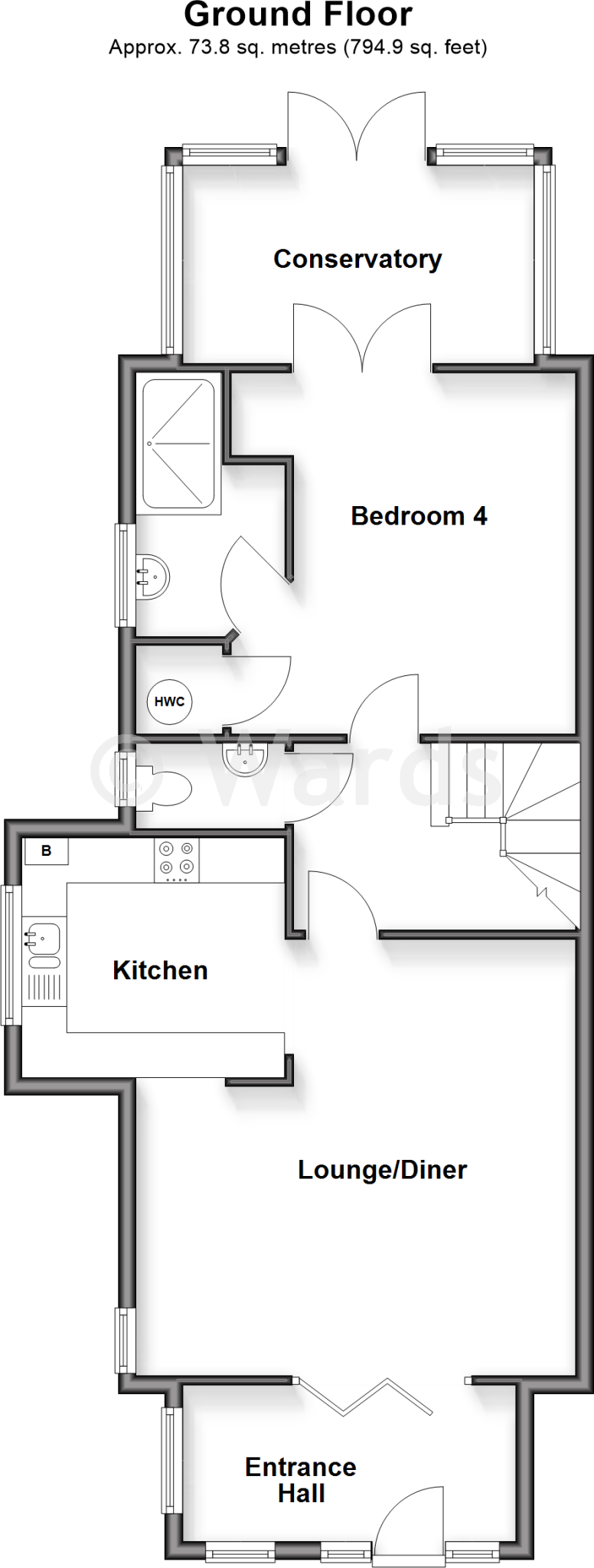 Hill Avenue, Shepherdswell, Dover, Kent floorplan