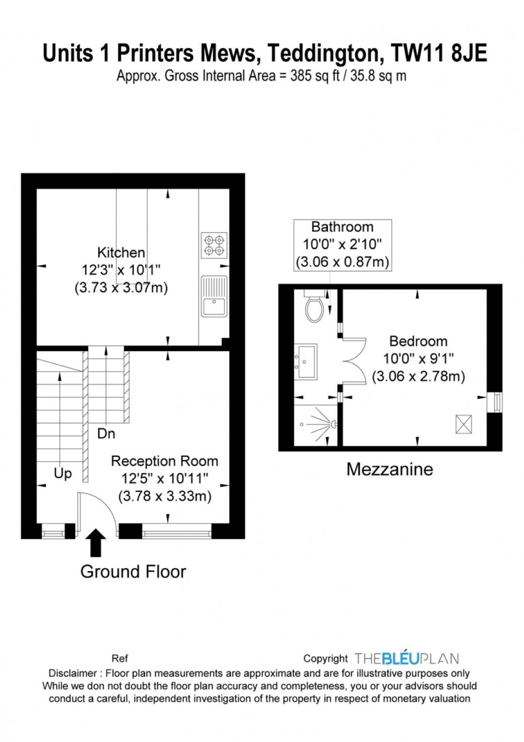 Printers Mews, Teddington, TW11 floorplan
