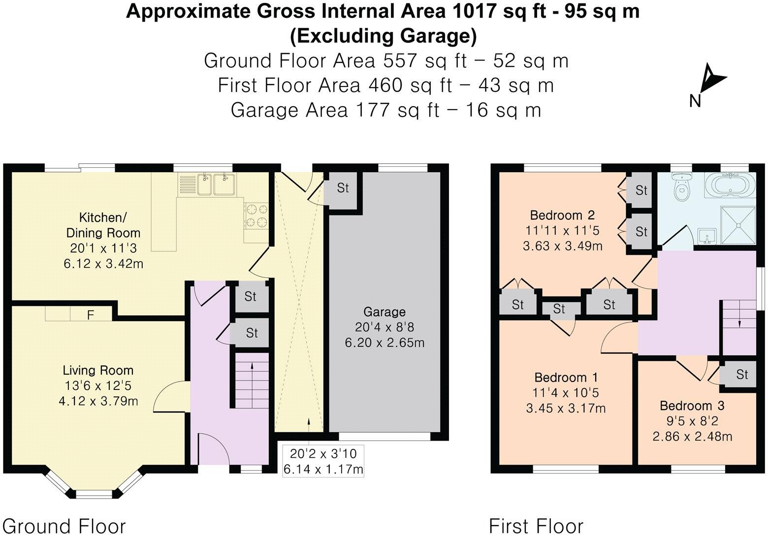 Oakley Road, Chinnor, Oxfordshire, OX39 floorplan