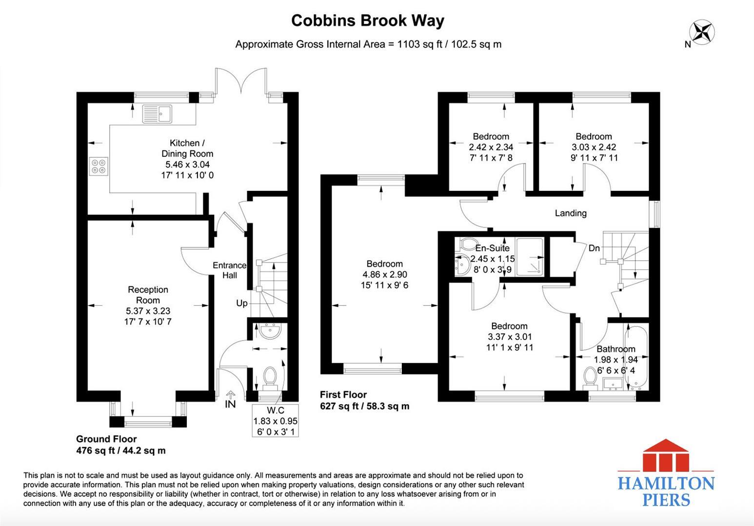 Cobbins Brook Way, Dunmow floorplan