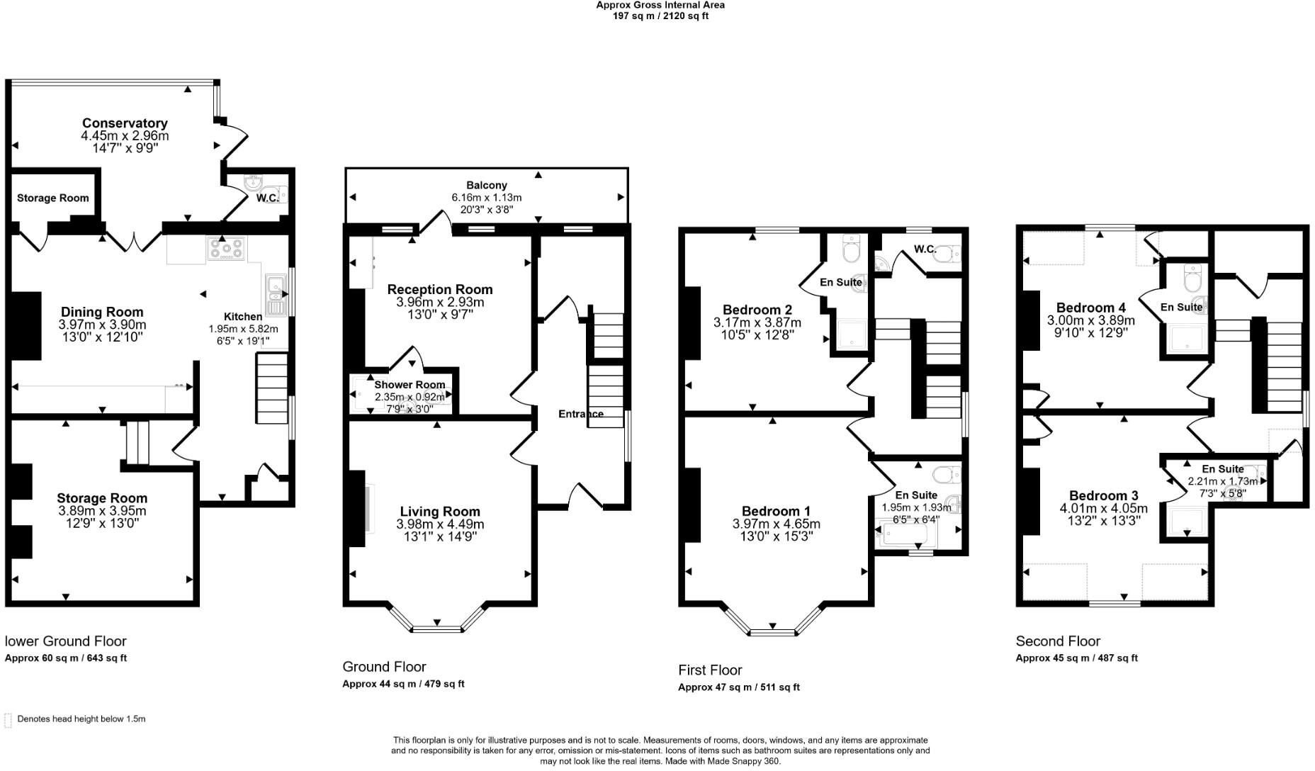 Argyle Road, Swanage floorplan