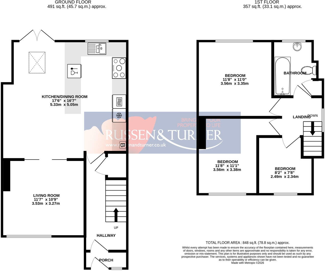 A modern and extended home in Grafton Close, King's Lynn floorplan