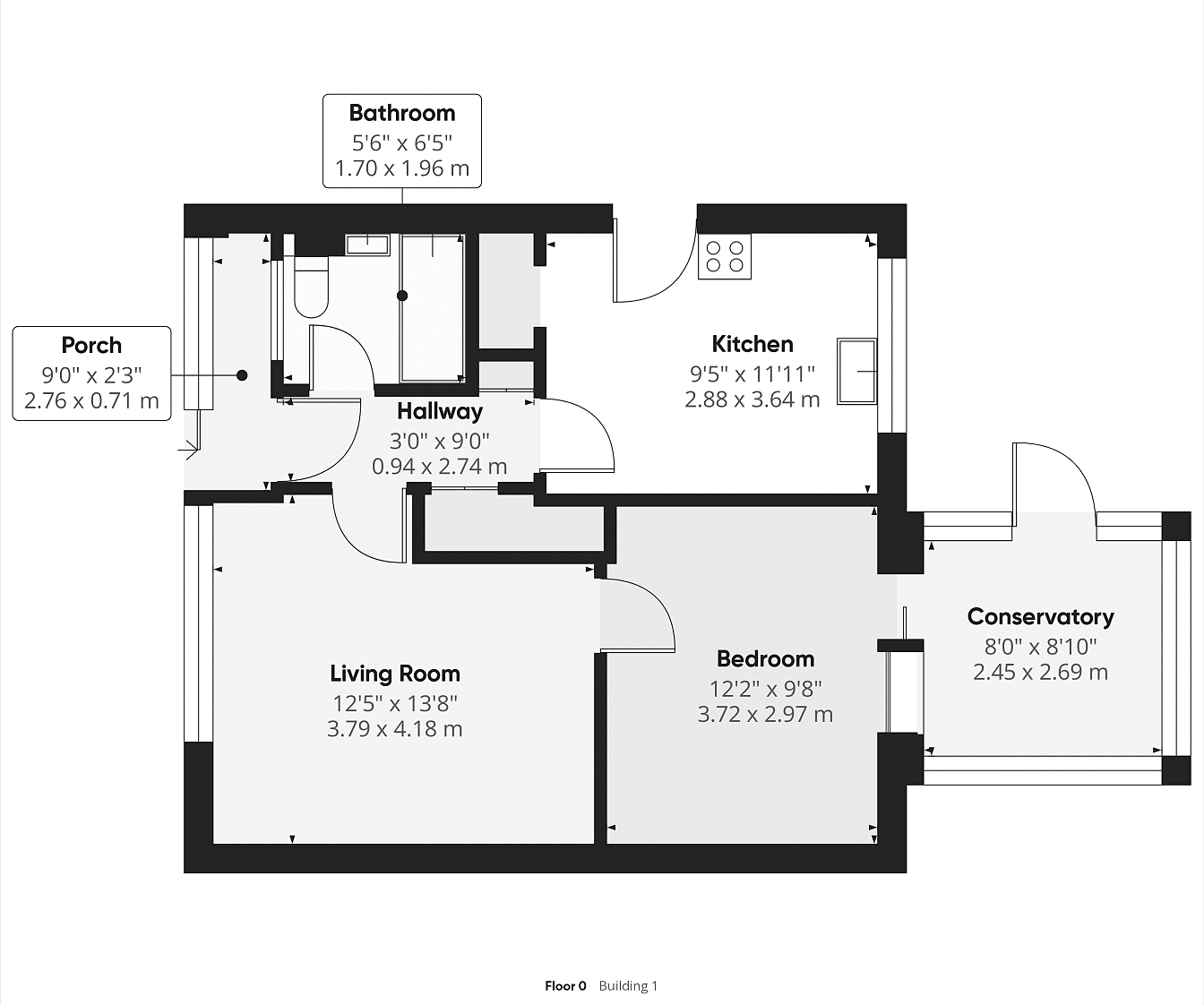 Elmdean, Cinderford, Gloucestershire, GL14 floorplan