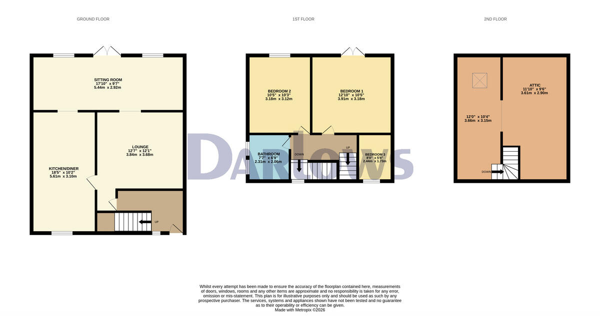 Danycoed, Ystrad, Pentre CF41 floorplan