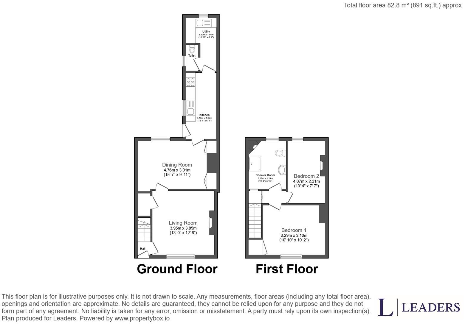 Upper Melton Terrace, Melton, Woodbridge, IP12 floorplan