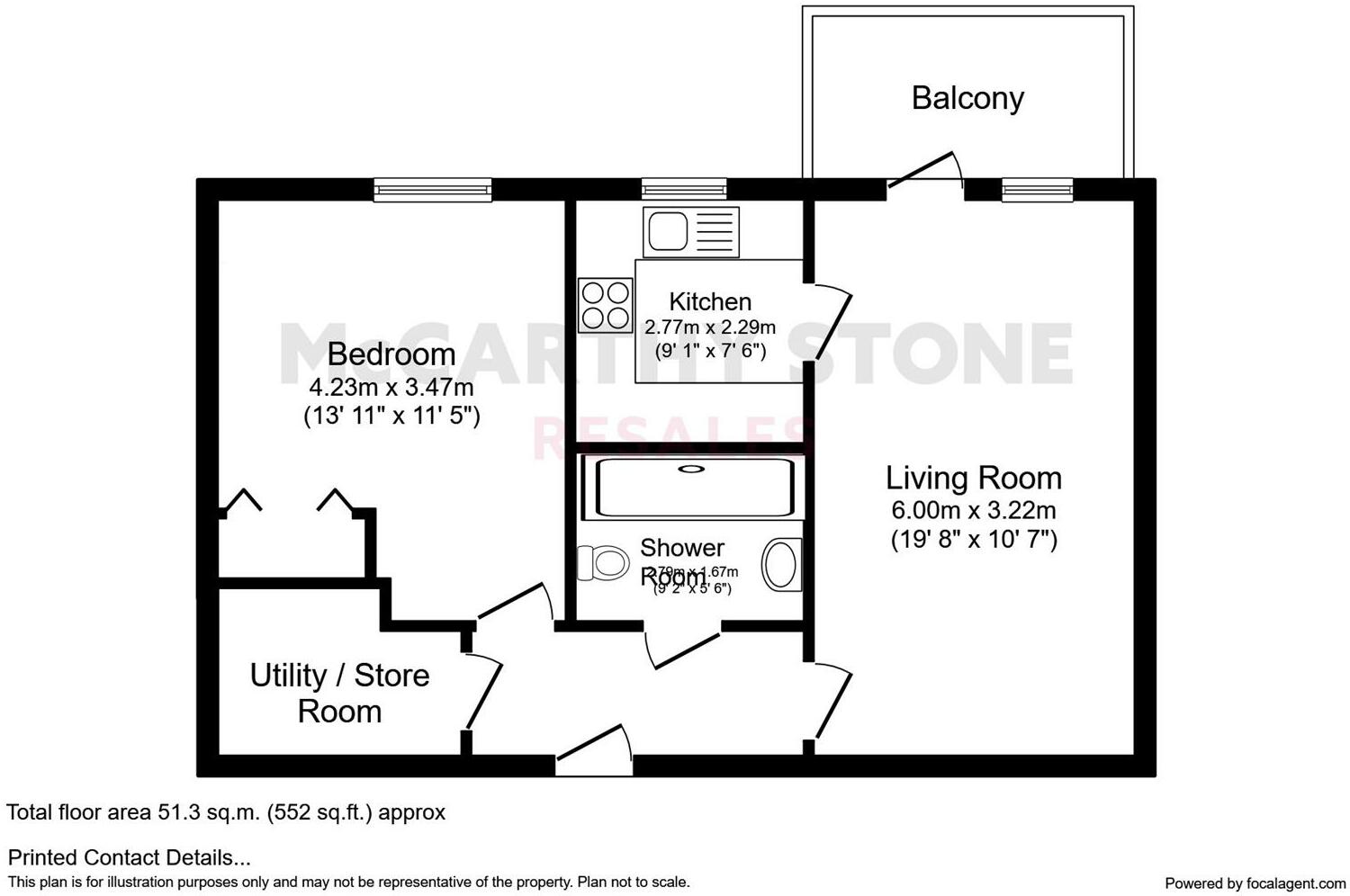 Sewardstone Road, Waltham Abbey floorplan