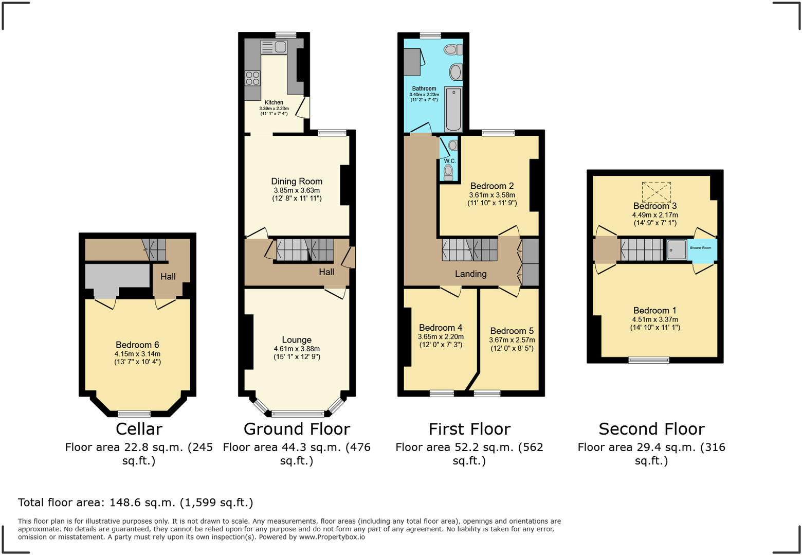Melbourn Road, Crookes, Sheffield floorplan