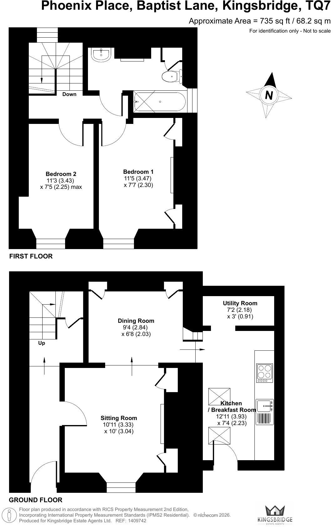 Baptist Lane, Kingsbridge floorplan