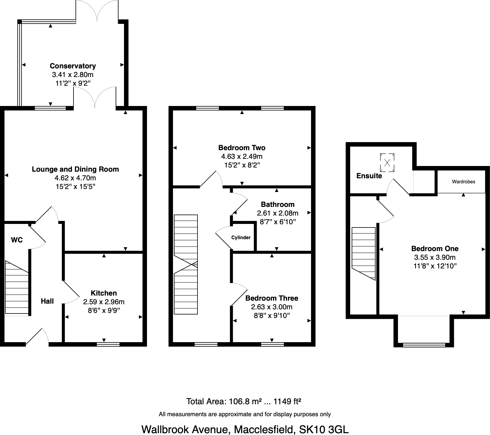 Wallbrook Avenue, Macclesfield, SK10 3GL floorplan