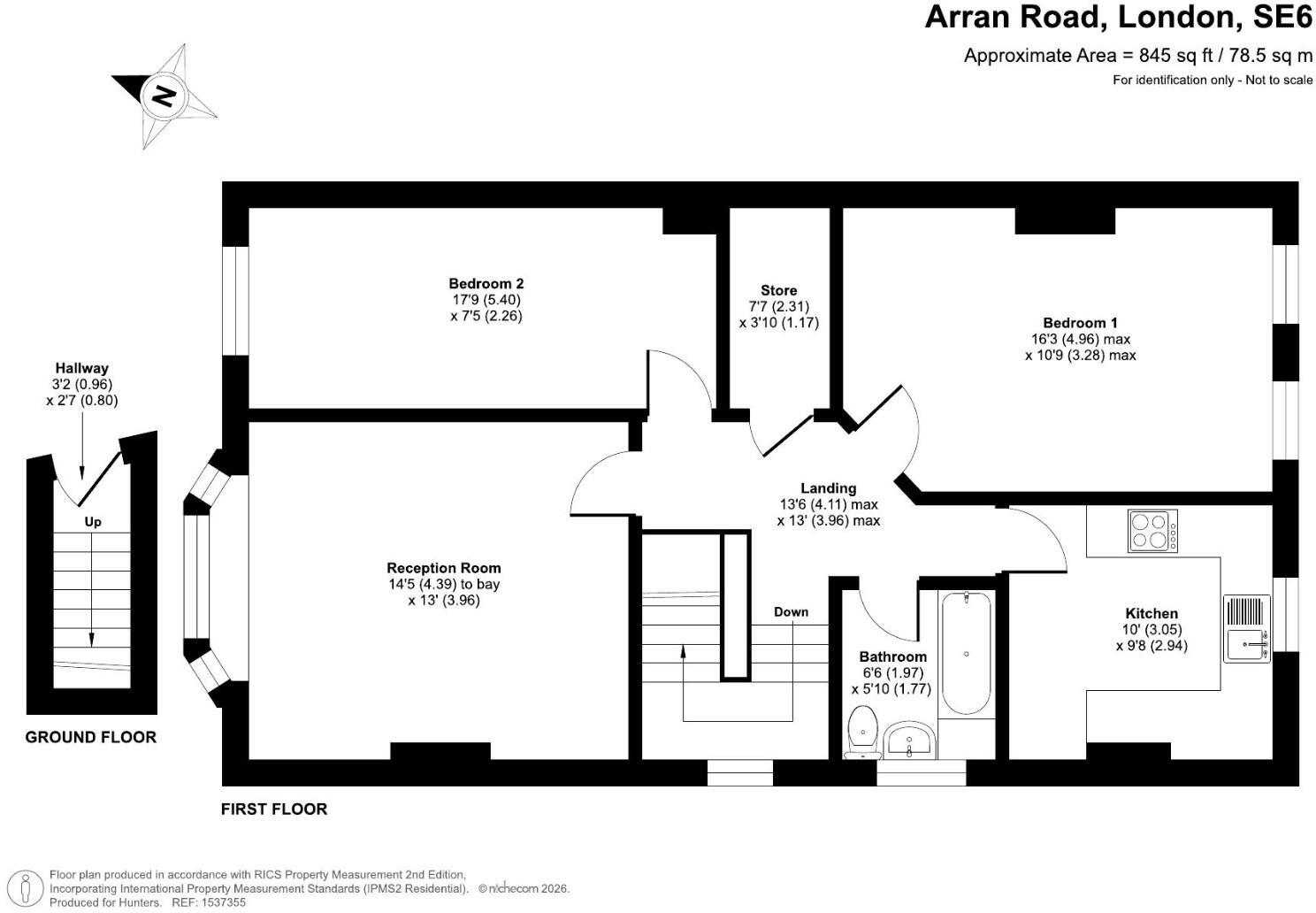 Arran Road, London, SE6 2NL floorplan