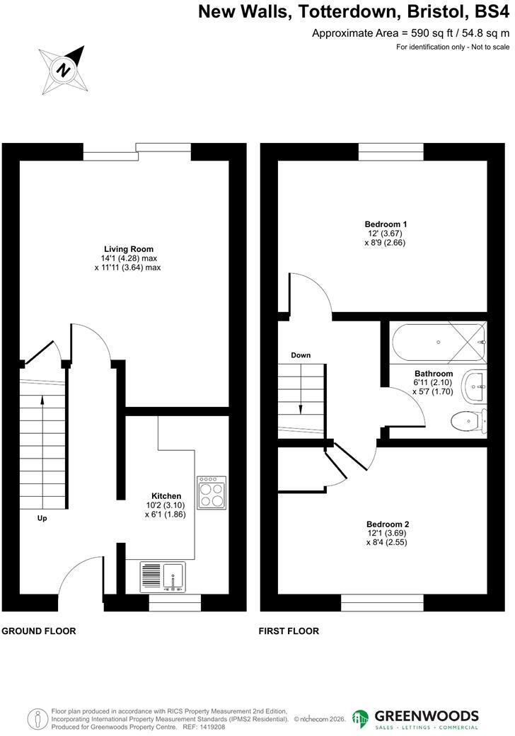 New Walls, Totterdown, Bristol floorplan