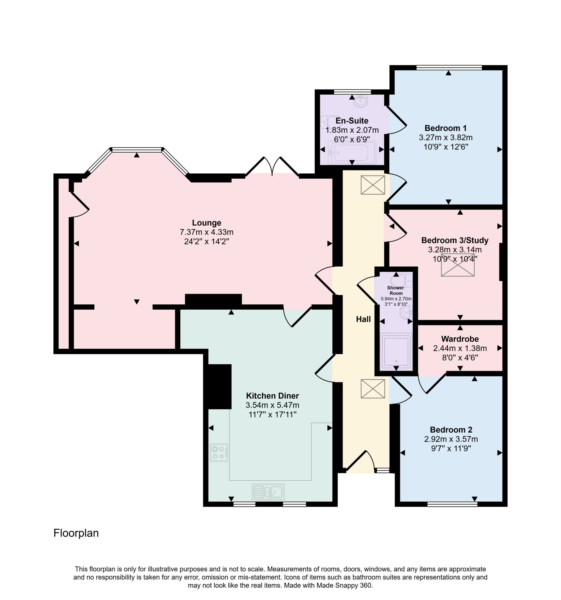 Boscombe Manor floorplan