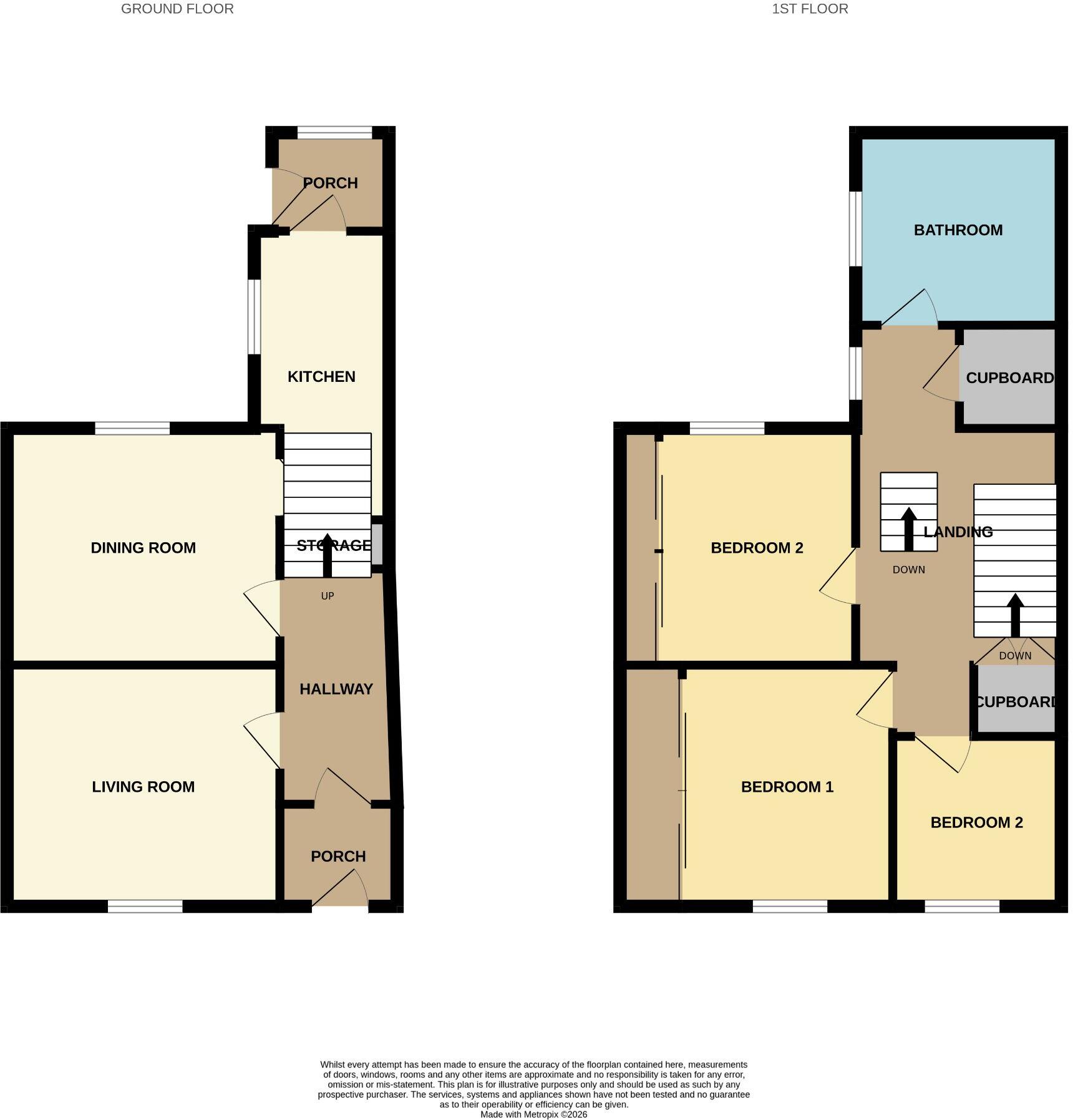 Front Street, Pity Me, DH1 floorplan