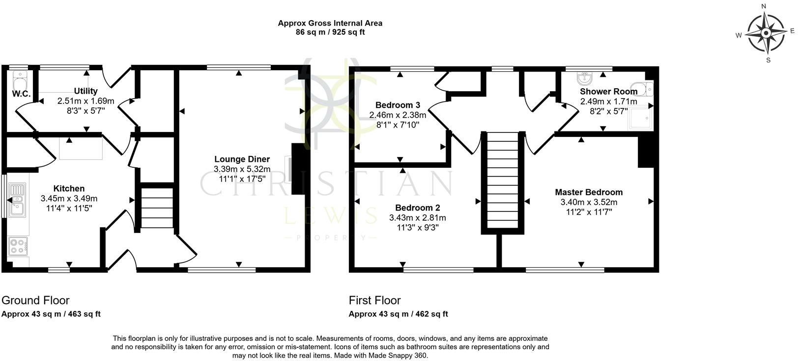 St. James Close, Badsey, Evesham floorplan