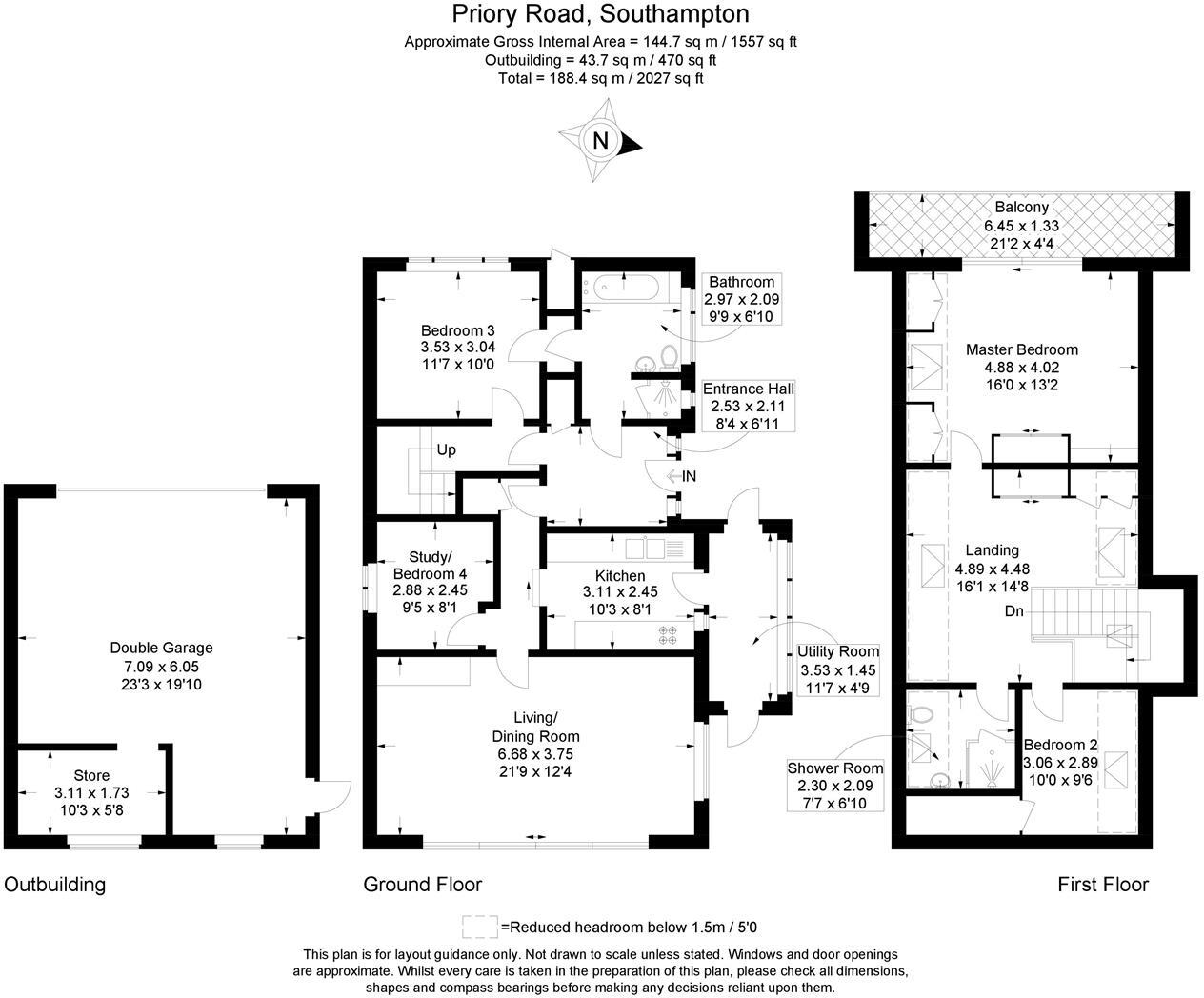 268 PRIORY ROAD floorplan