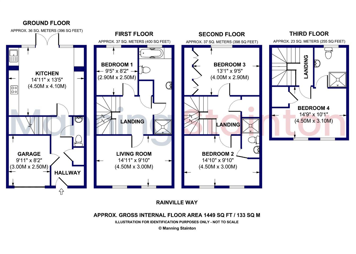 Raynville Way, Leeds, West Yorkshire floorplan
