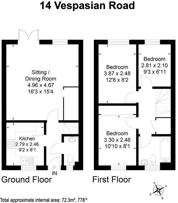 Vespasian Road, Marlborough, Wiltshire, SN8 floorplan