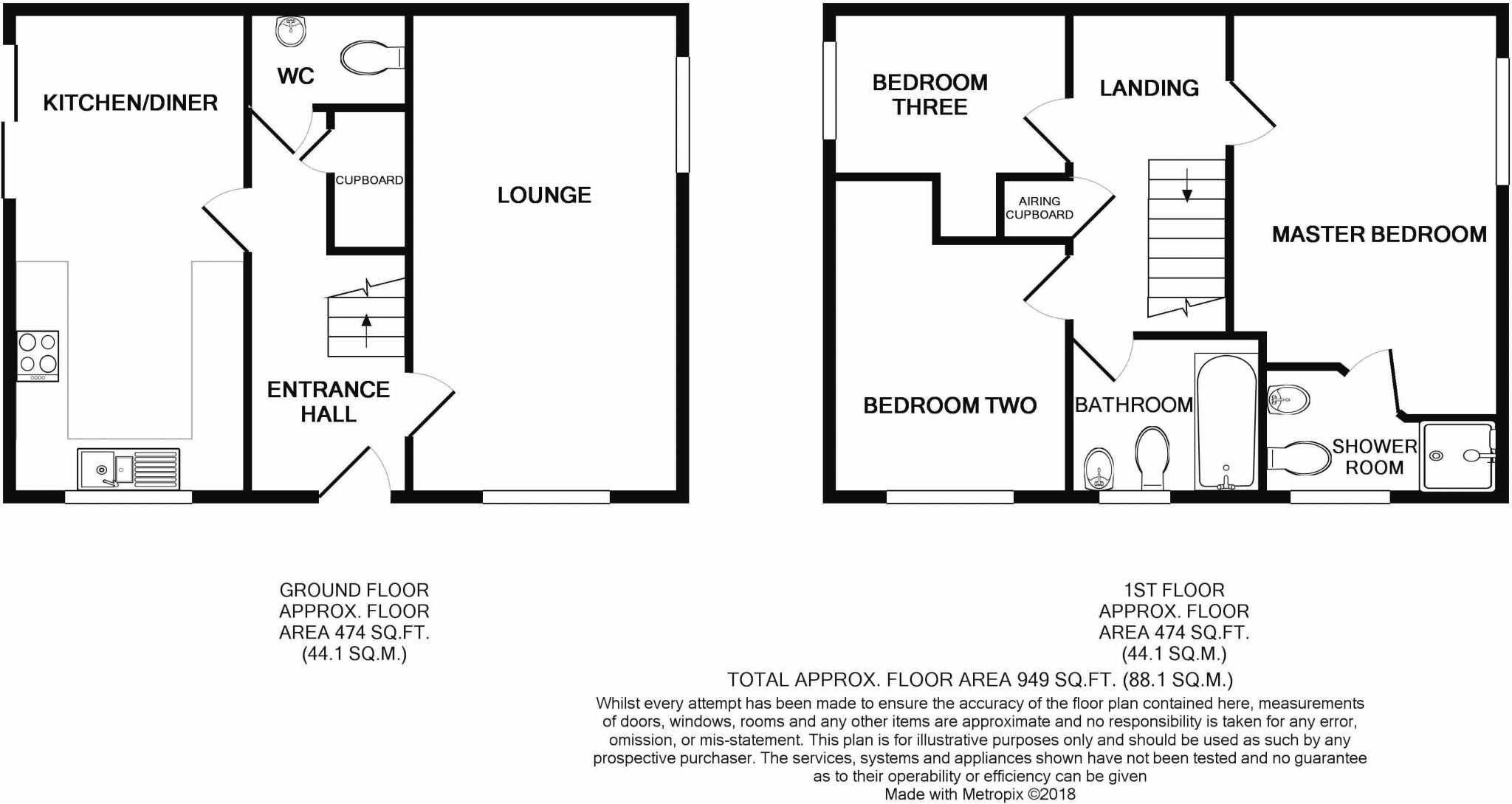 Coker Way, Chard, Somerset, TA20 floorplan