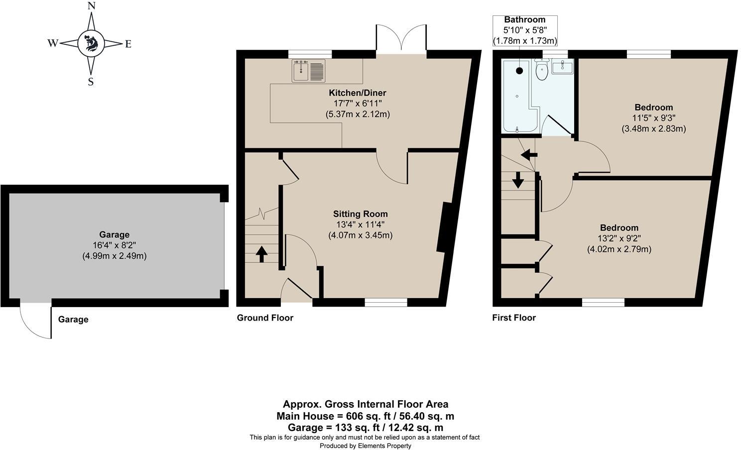 Castle Nurseries, Chipping Campden floorplan