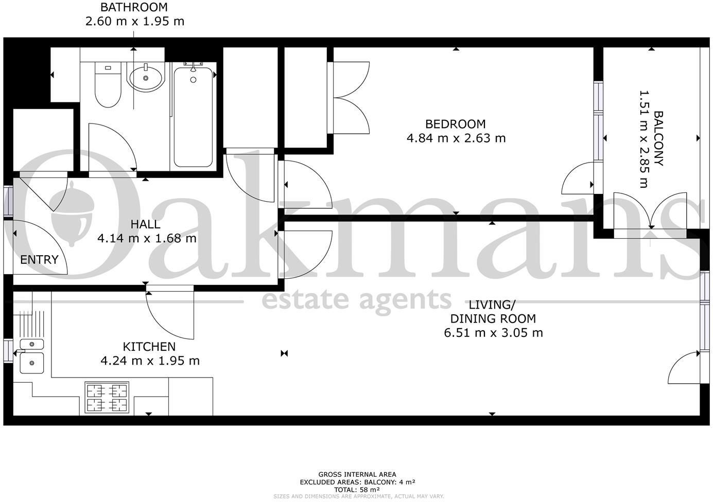 Wharfside Street, Birmingham, B1 floorplan