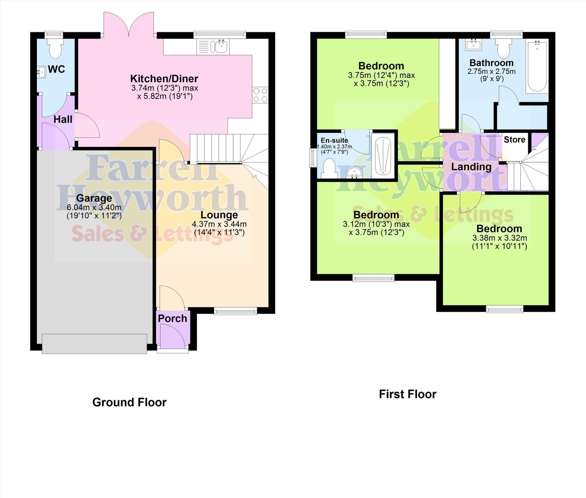 Lapwing Grove, Farington Moss, Leyland floorplan