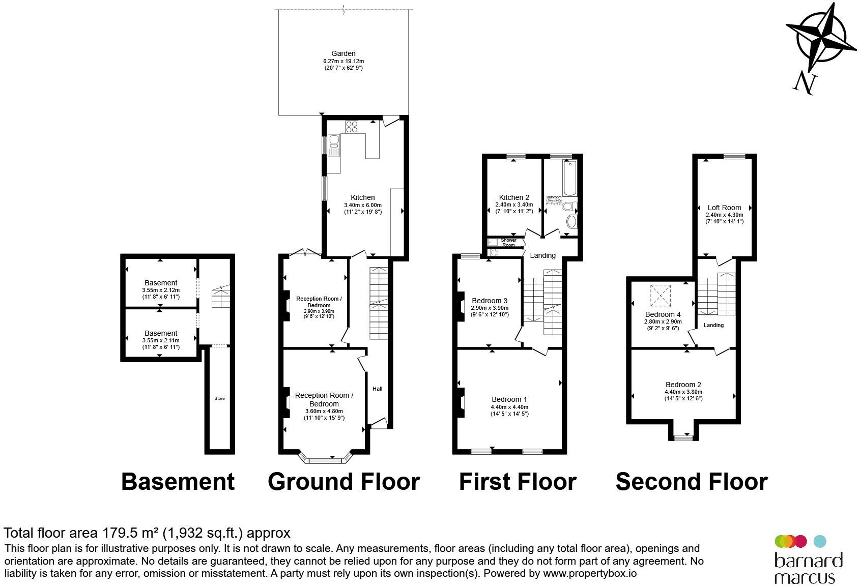 Kidderminster Road, Croydon floorplan