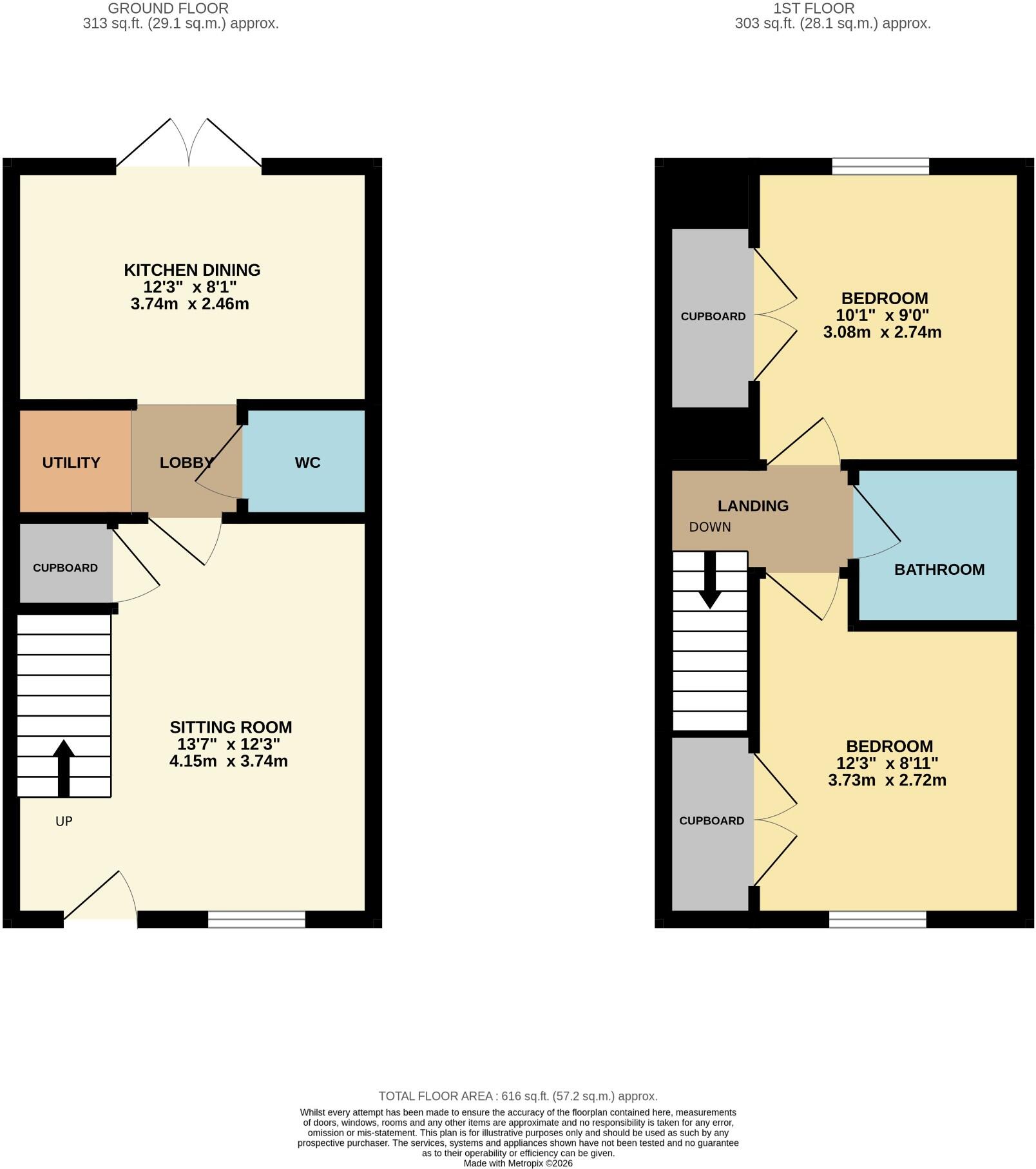 Braeburn Road, Deeping St James, PE6 floorplan