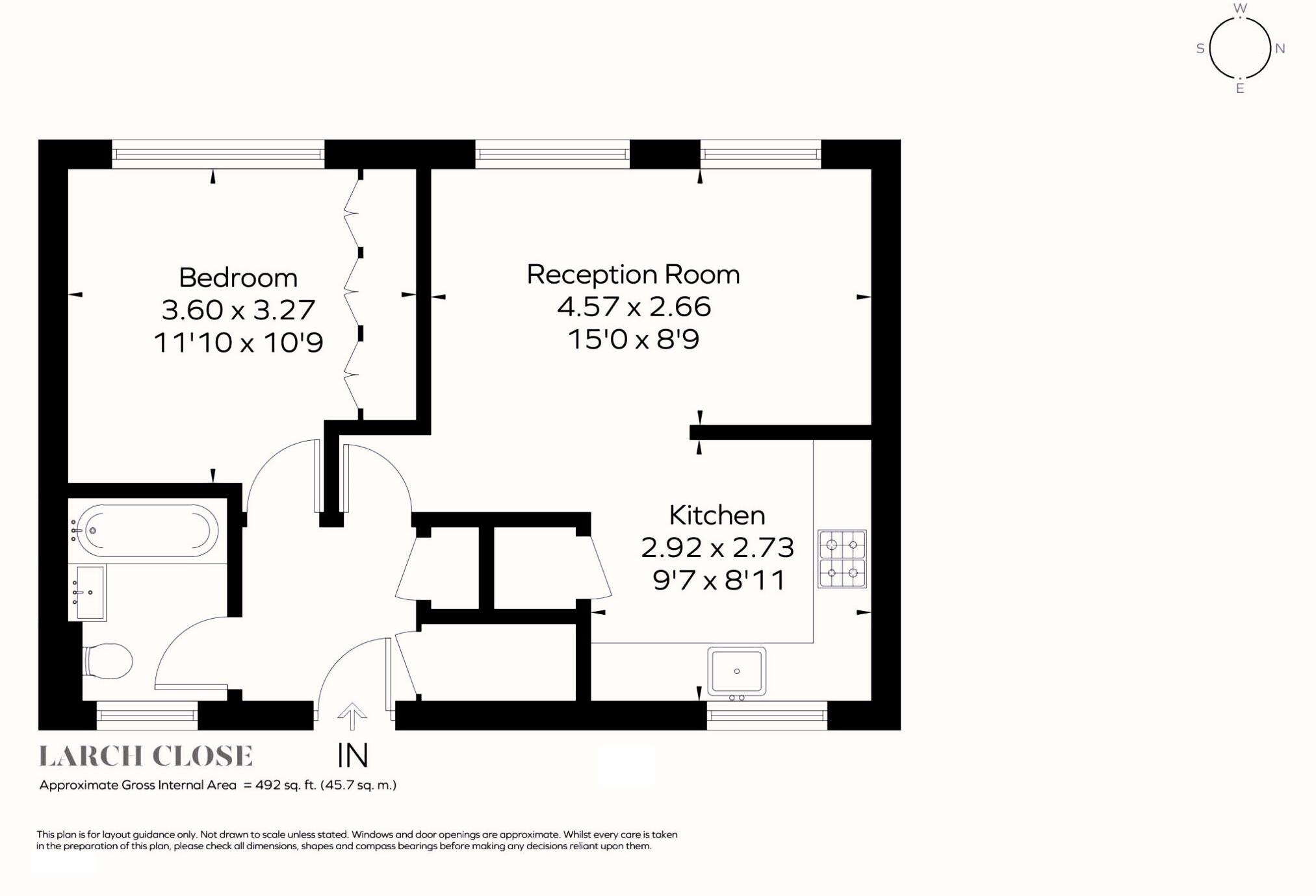 Larch Close, Balham  floorplan