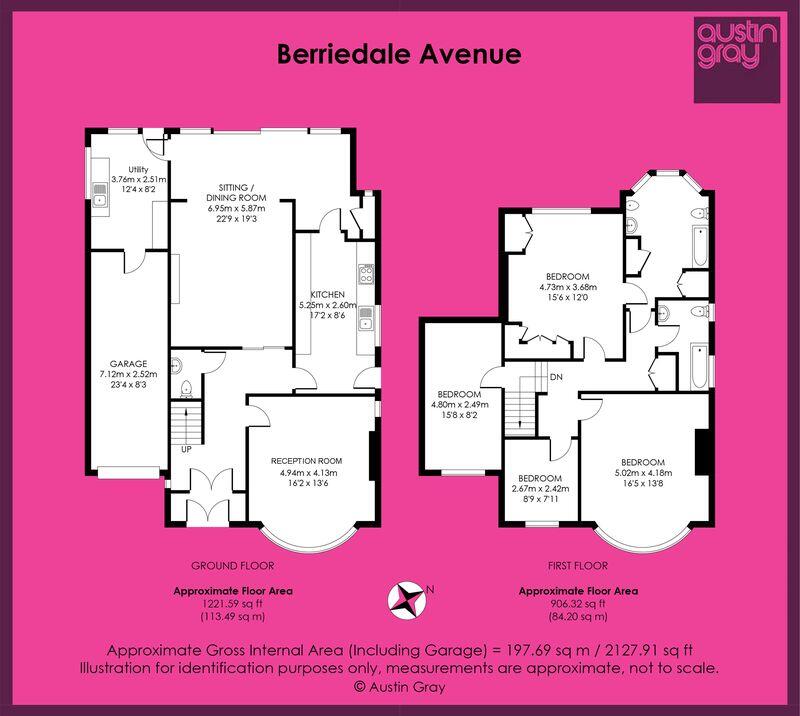 Berriedale Avenue, Hove, East Sussex, BN3 floorplan