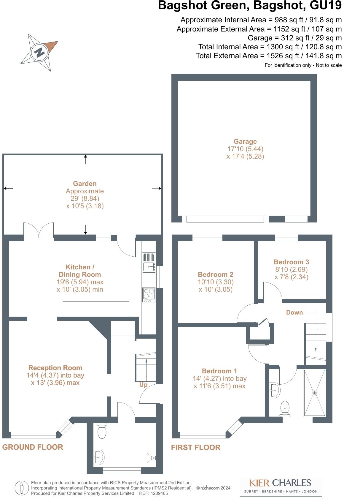 Bagshot Green, Bagshot, Surrey, GU19 floorplan