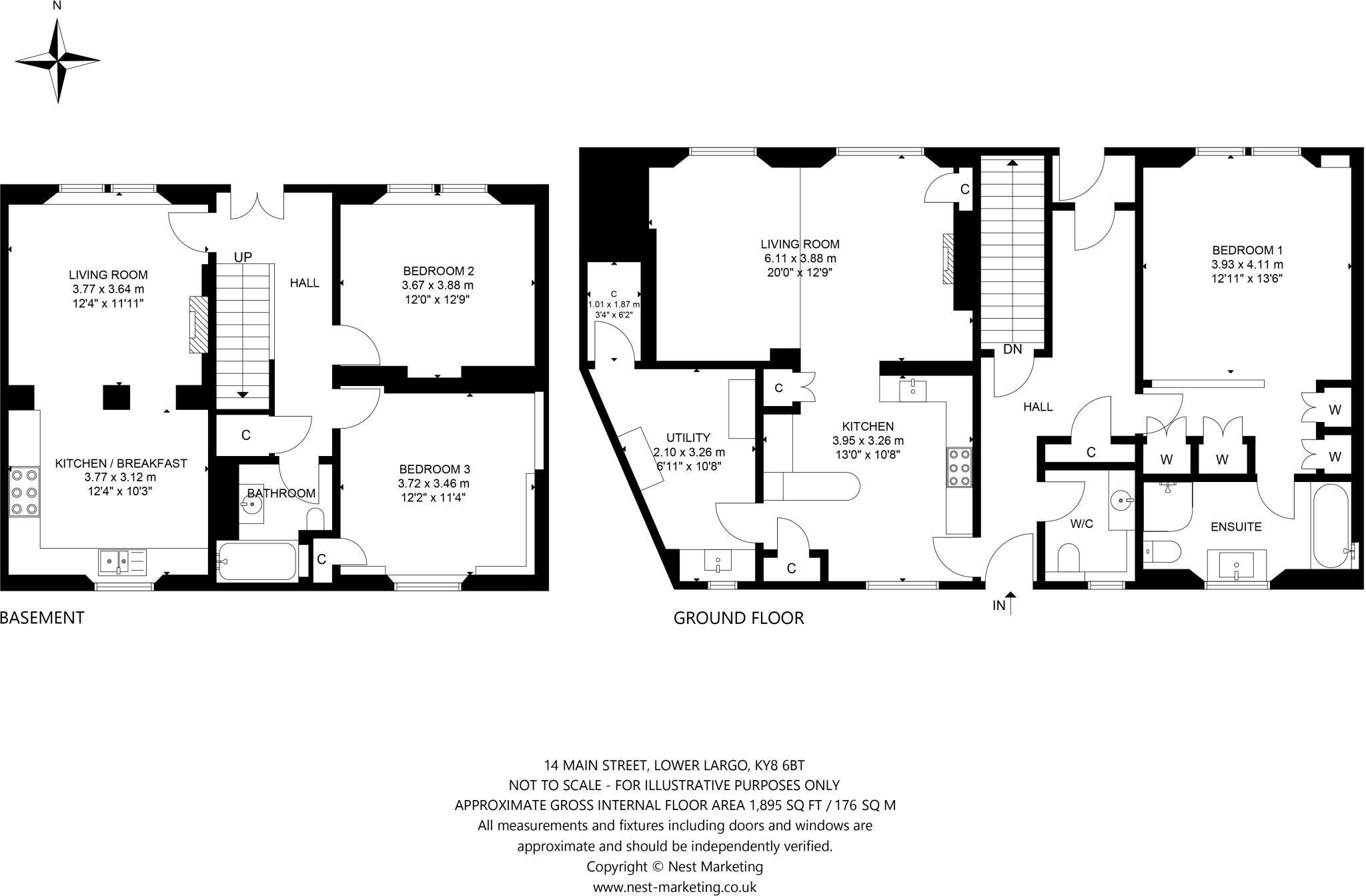Rockview, 14 Main Street, Lower Largo, Leven floorplan