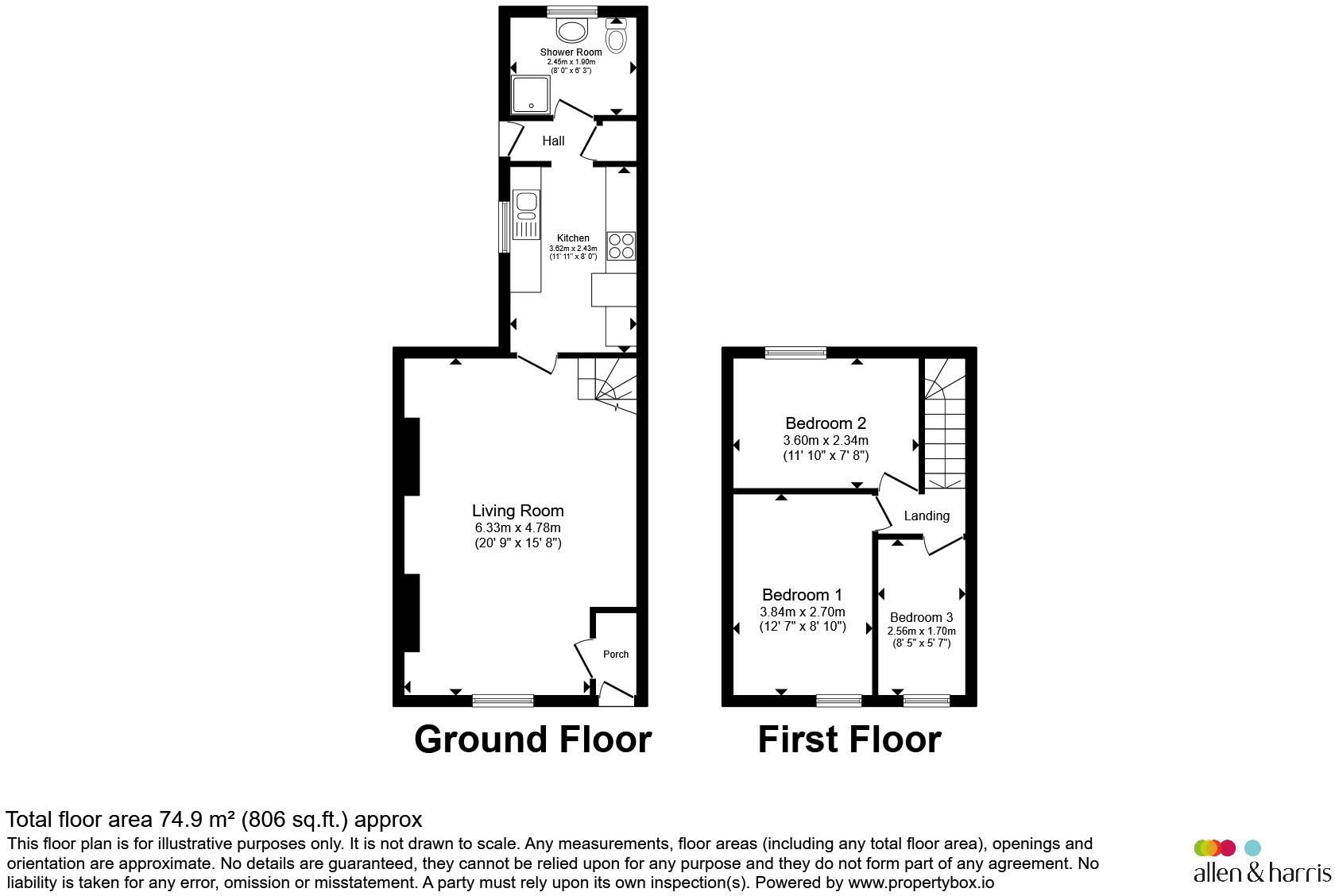 William Street, Pontypridd floorplan