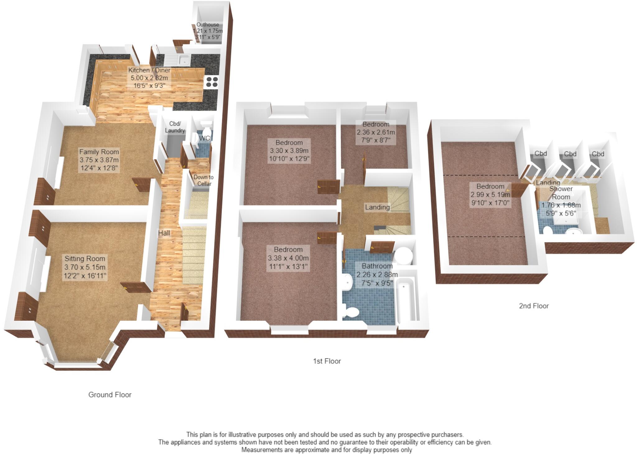 Greenside, Kendal, Cumbria, LA9 floorplan