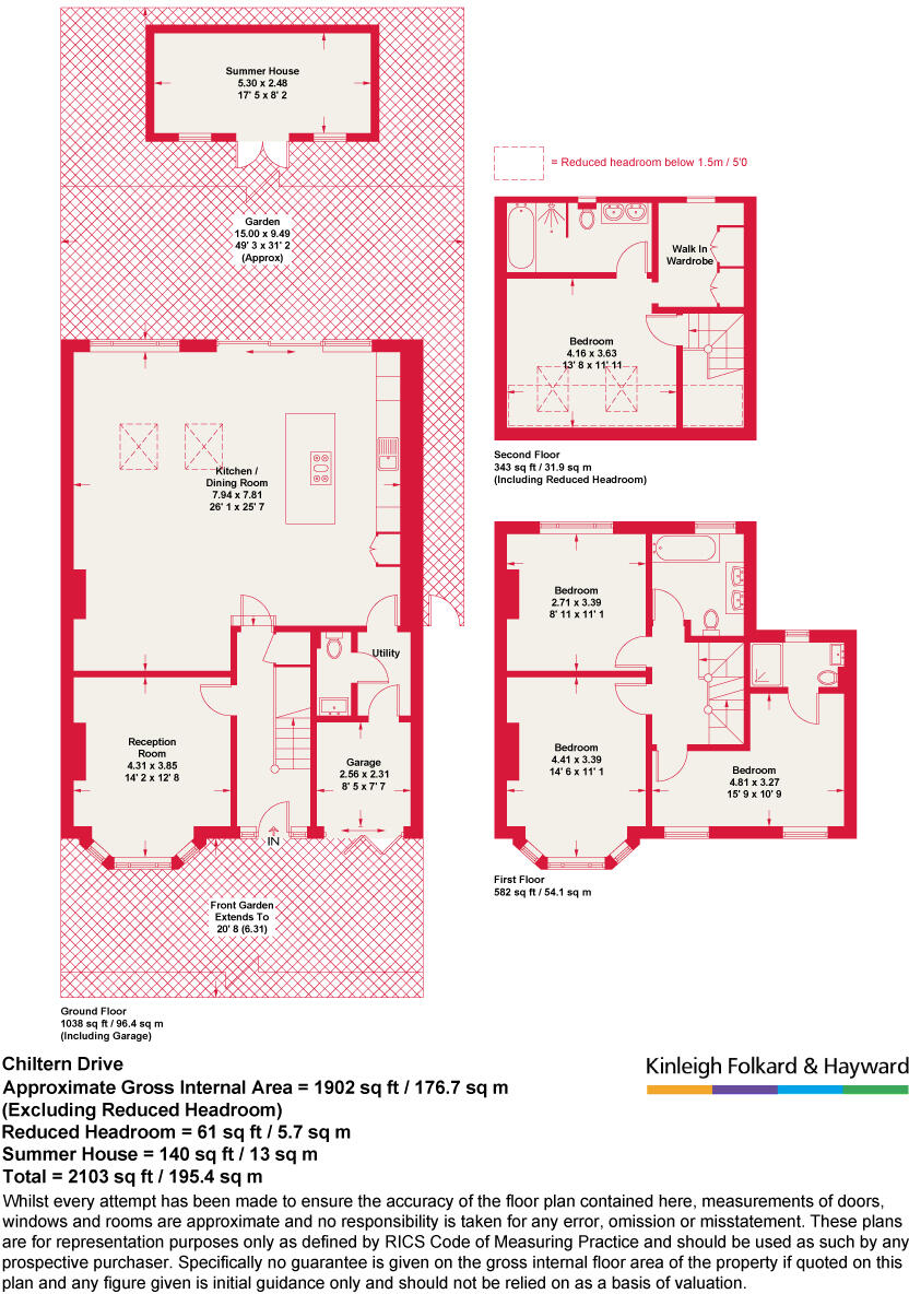Chiltern Drive, Surbiton, Surrey, KT5 floorplan
