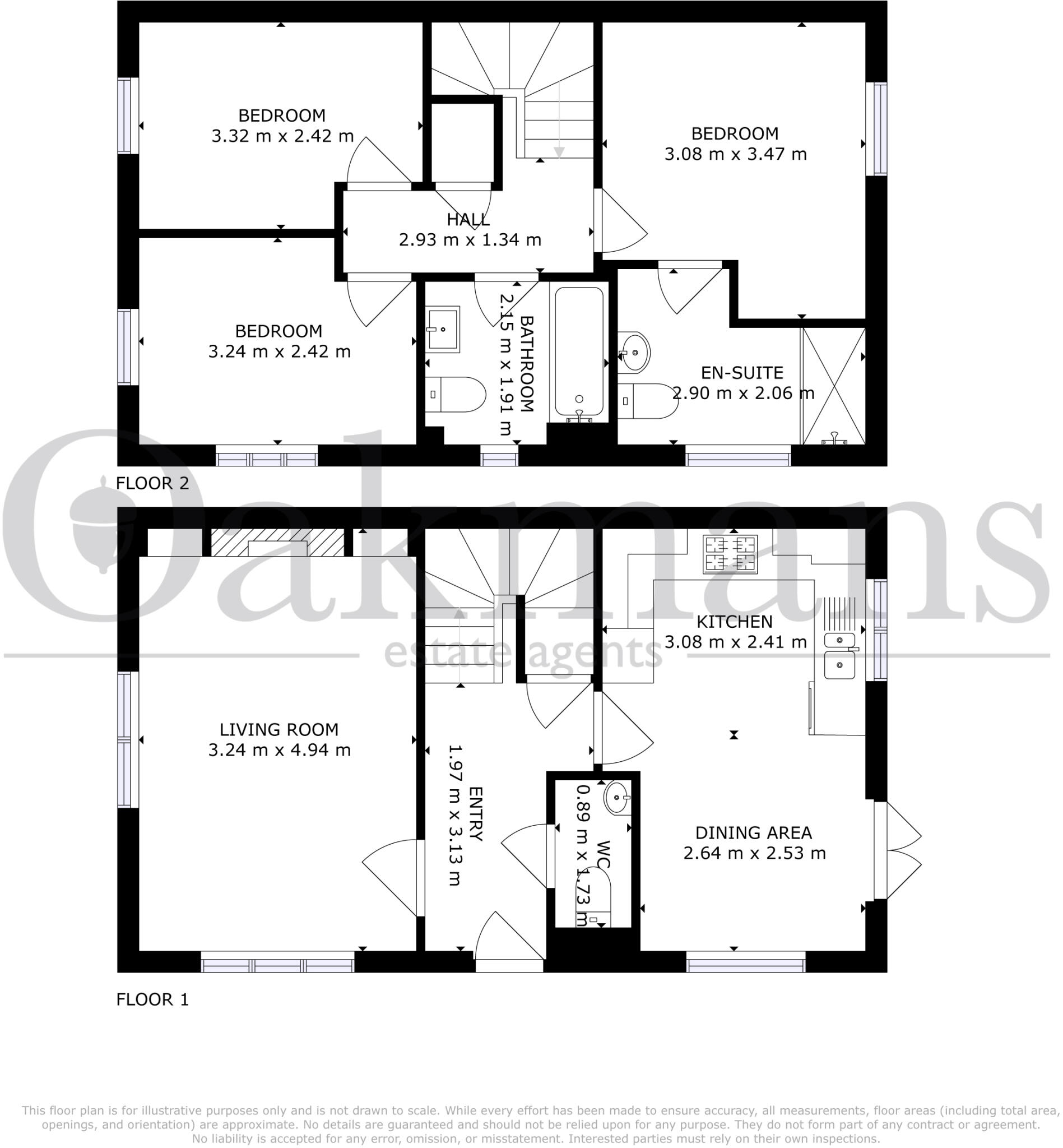 Calvert Close, Alcester, Warwickshire, B49 floorplan