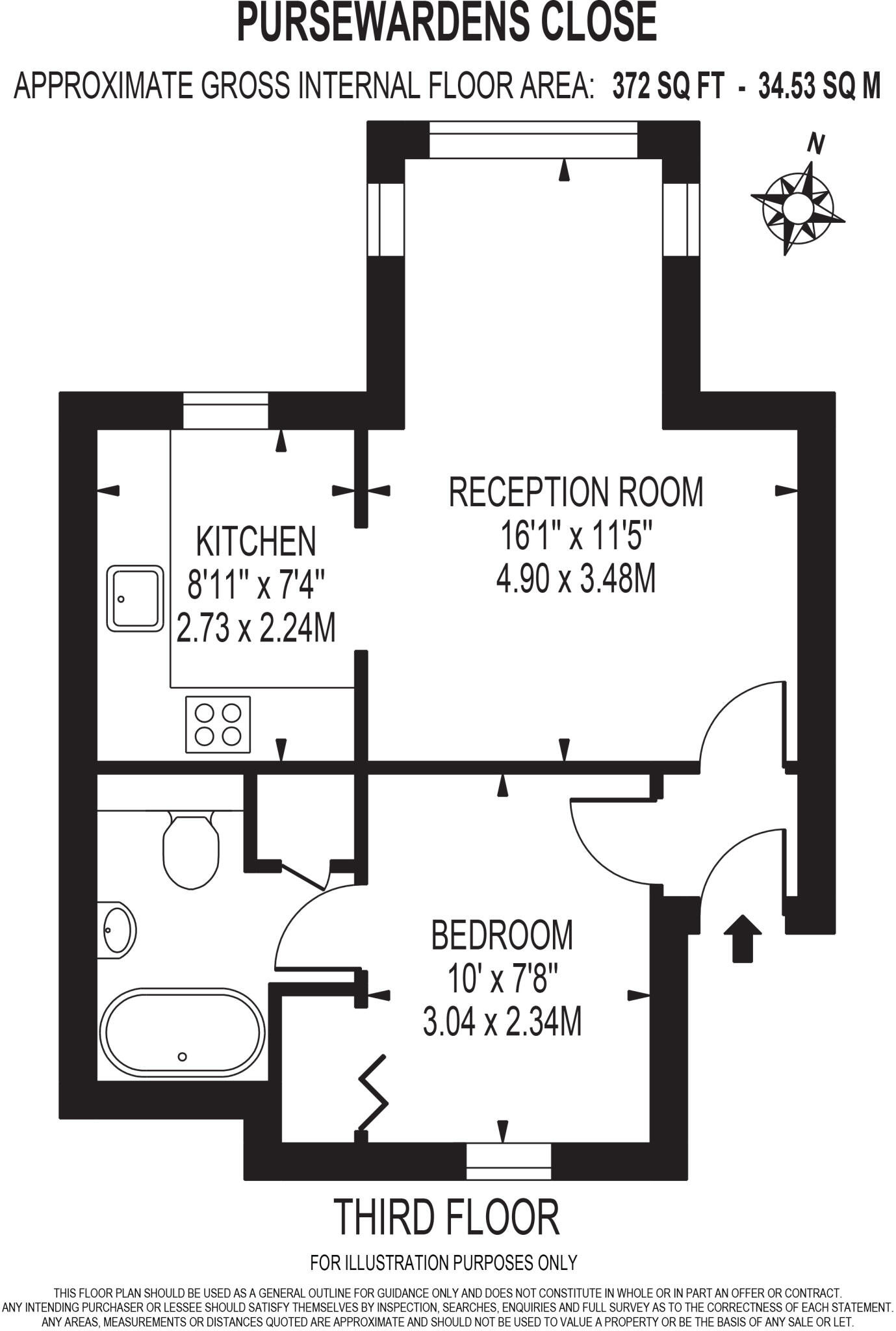 Pursewardens Close, floorplan