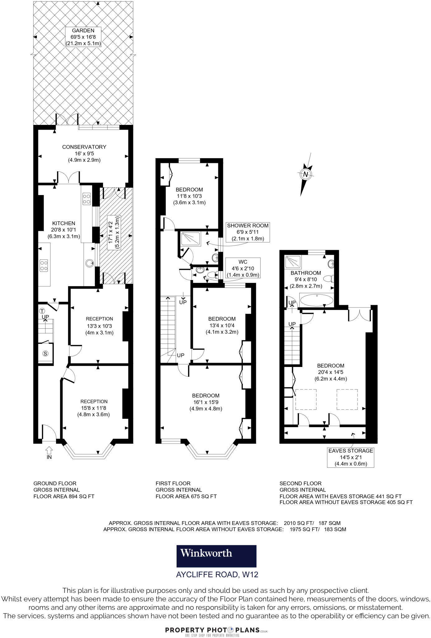 Aycliffe Road, London, W12 floorplan