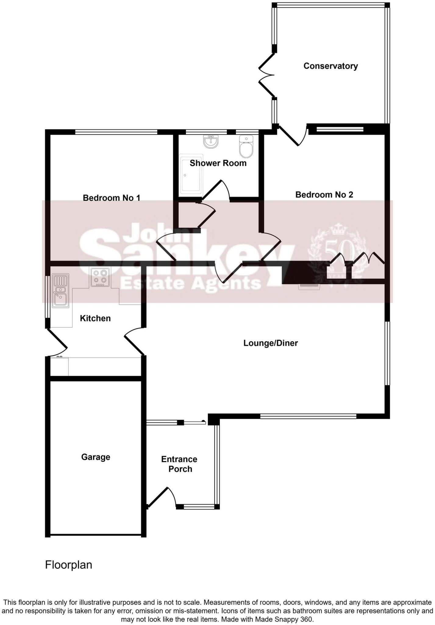 Old Hall Close, Warsop, NG20 floorplan
