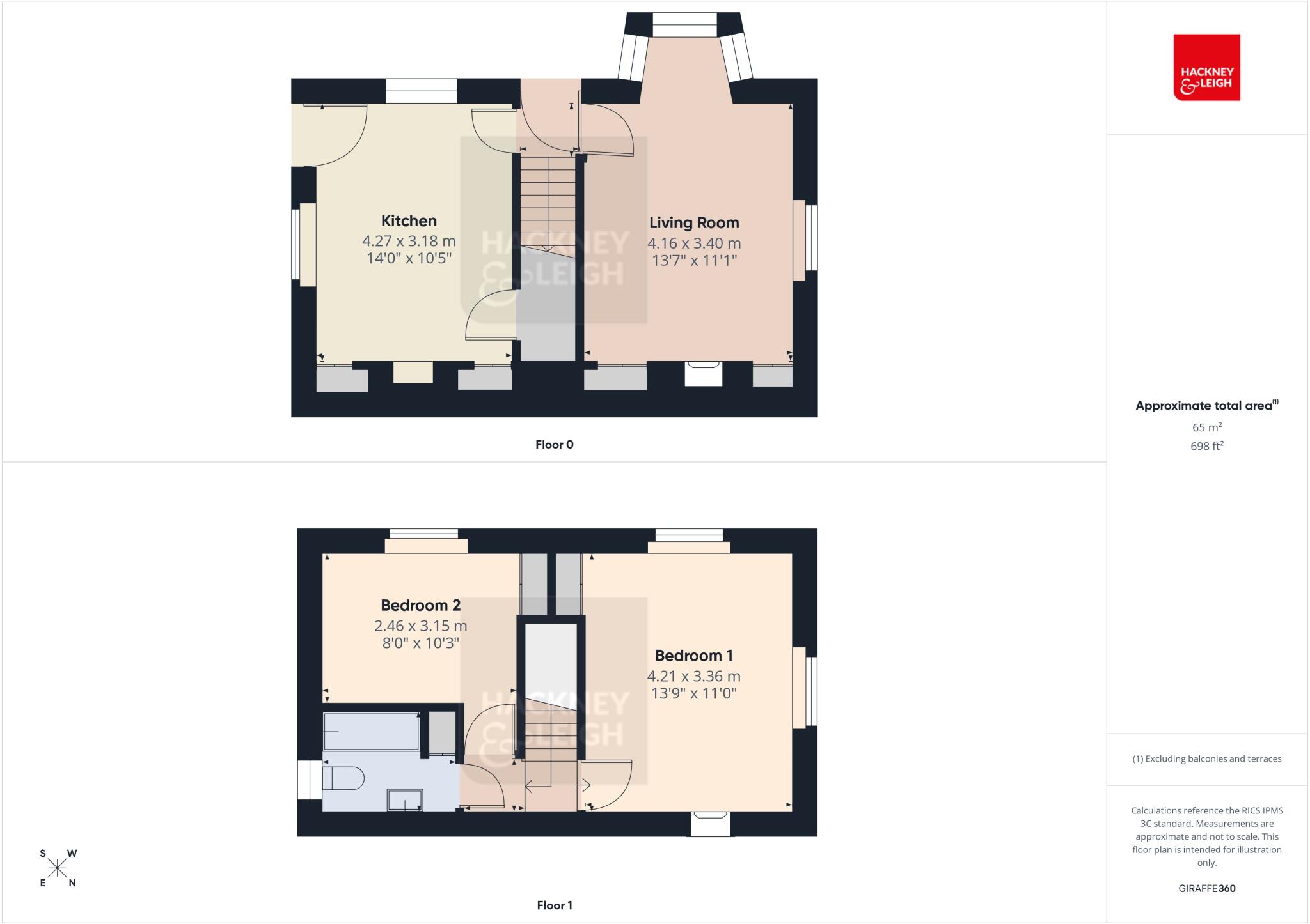 12 Holly Terrace, Windermere, LA23 1EJ floorplan