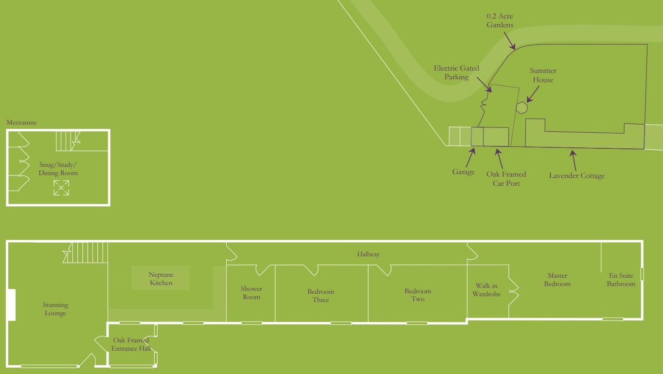 Lavender Cottage, Hall Estate, Hoar Cross, DE13 floorplan