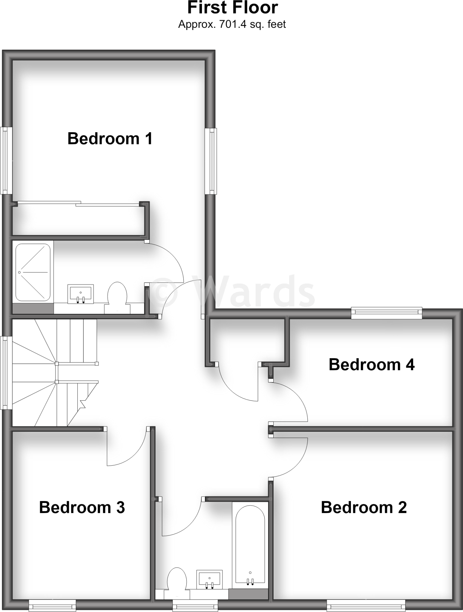 Fairfield Close, Tonbridge, Kent floorplan