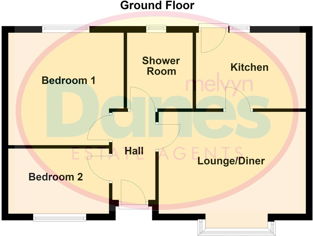 Cheyne Gardens, Hall Green, Birmingham floorplan