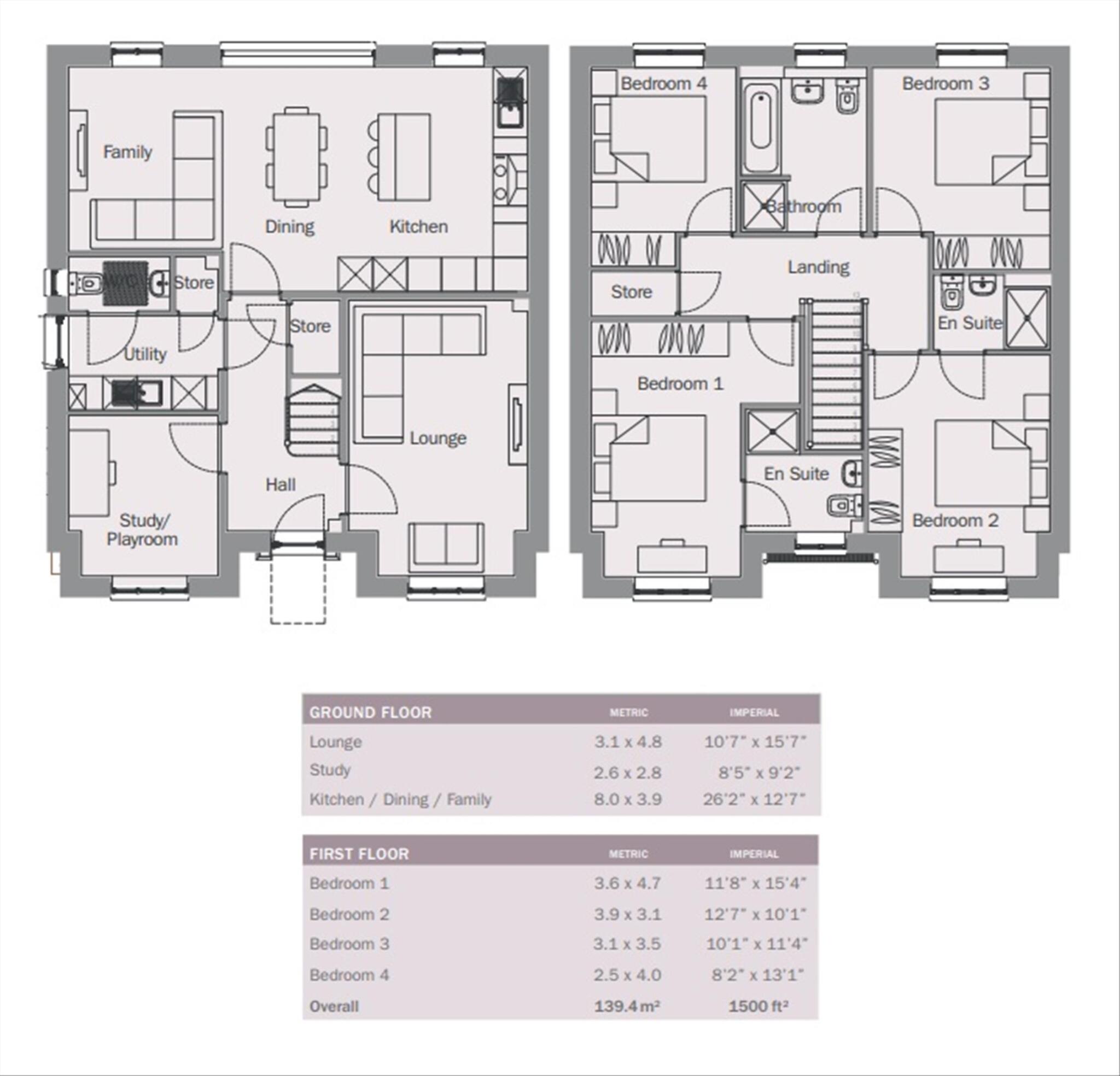 Riverside Walk, Kepple Lane, Garstang, Preston floorplan