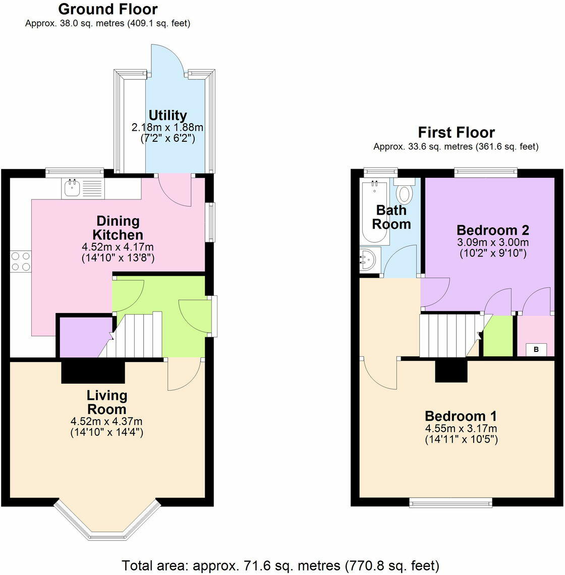 45, Lower Prestwood Road, Wednesfield, Wolverhampton, WV11 1JY floorplan