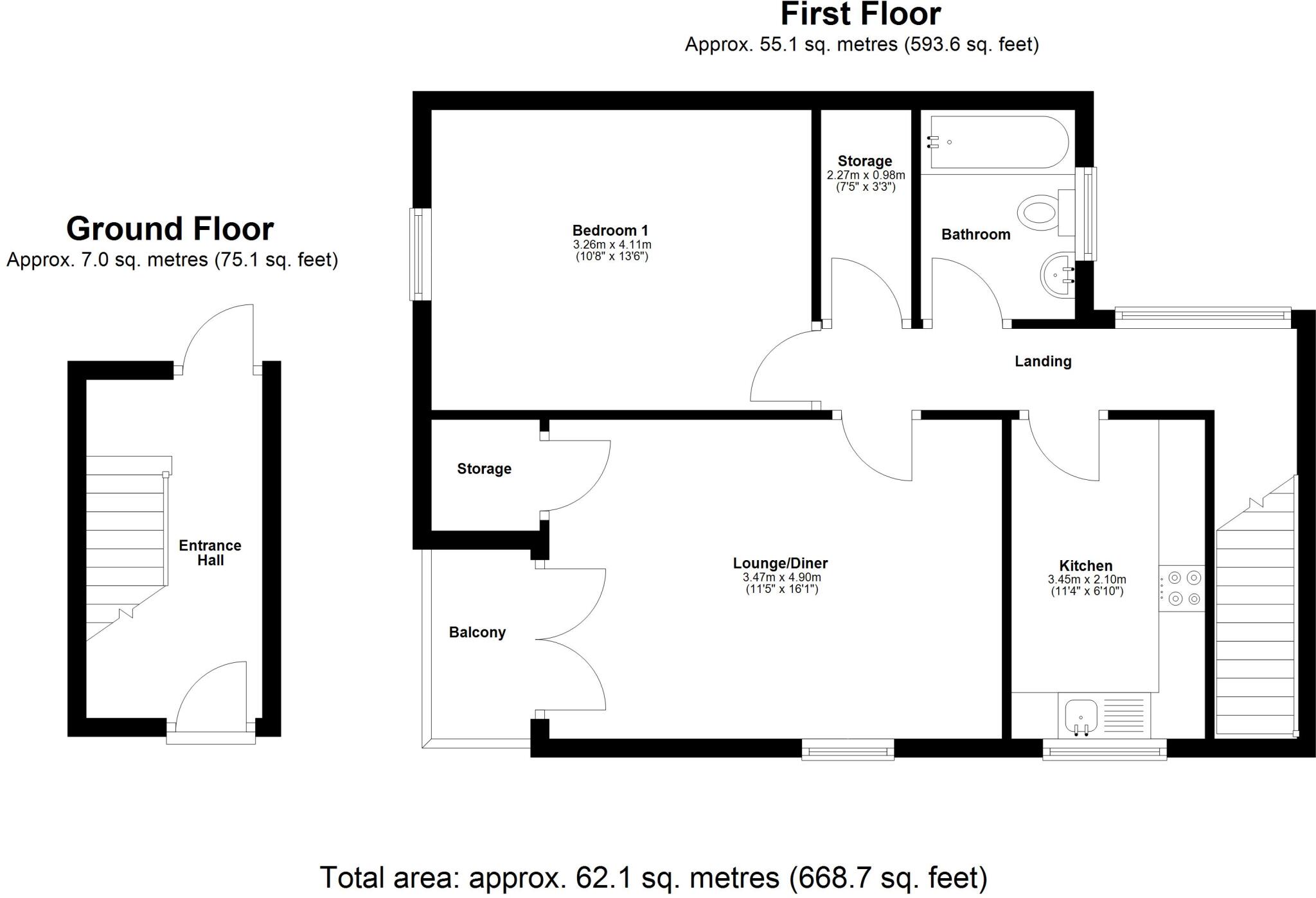 Sutcliffe Avenue, Oldbrook, Milton Keynes floorplan