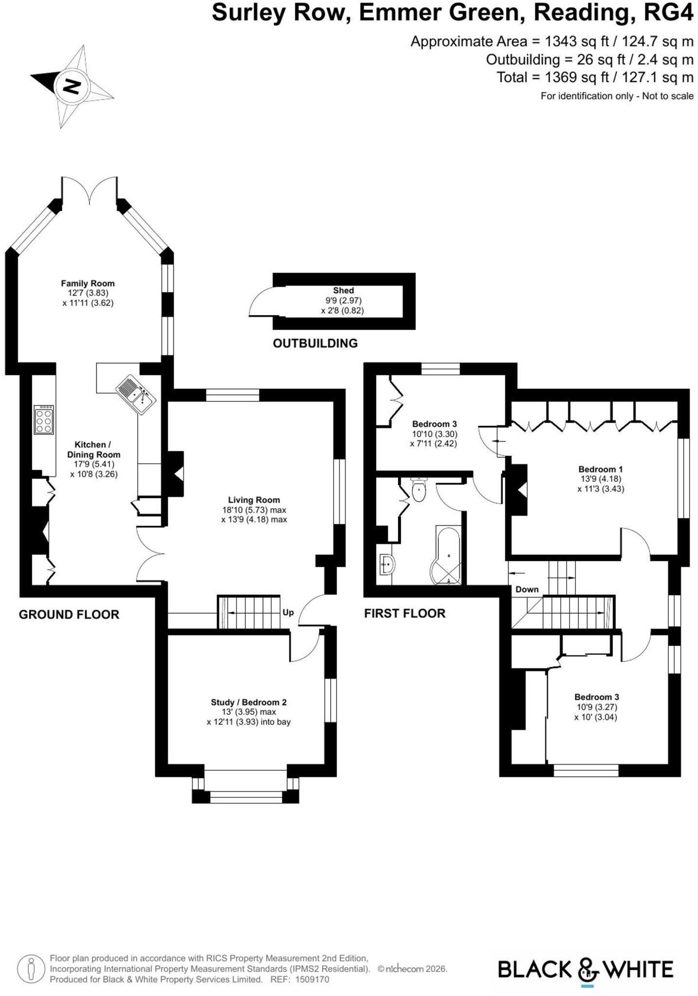 Surley Row, Emmer Green, RG4 floorplan