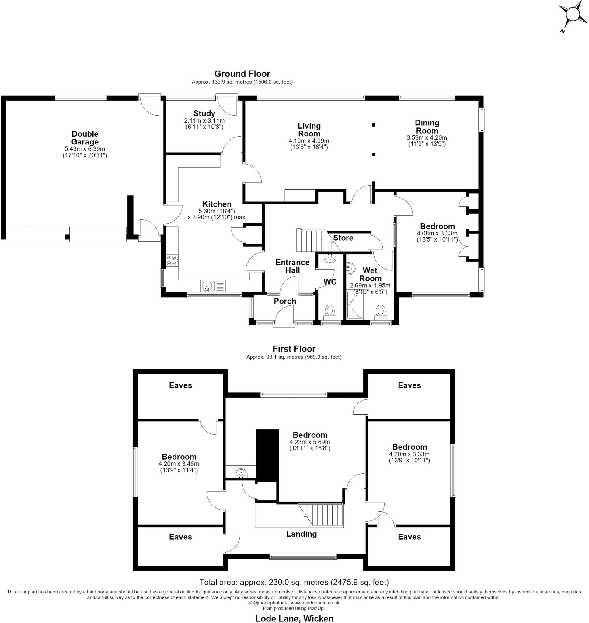 Wicken, Ely, Cambridgeshire floorplan
