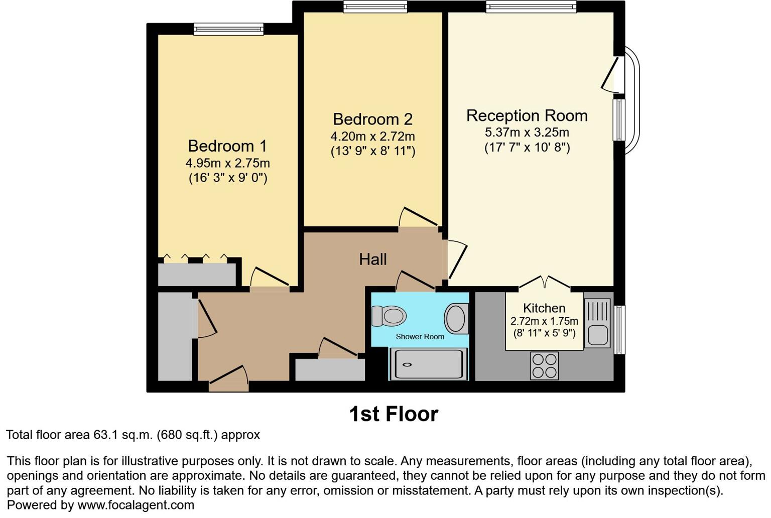 Bradbury Court, Raynes Park floorplan